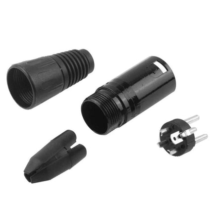 XLR Microphone Connector for Daily Home Audio Projects - 3-pin female plug components for simple home recording and podcast setups