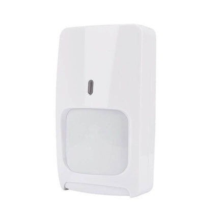 Dual Technology Motion Sensor for Home Security Detection mounted white PIR and microwave sensor for indoor entryway security