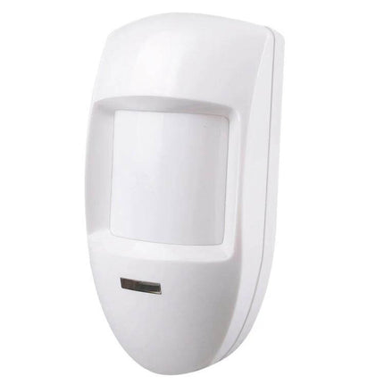 Passive Infrared Motion Sensor for Home Security Detection white wall-mounted PIR sensor with 14m x 14m detection range