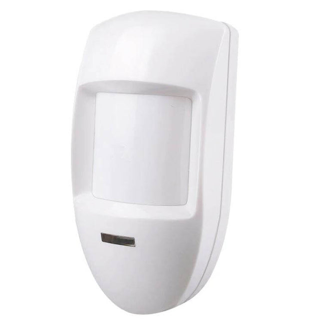 Passive Infrared Motion Sensor for Home Security Detection white wall-mounted PIR sensor with 14m x 14m detection range