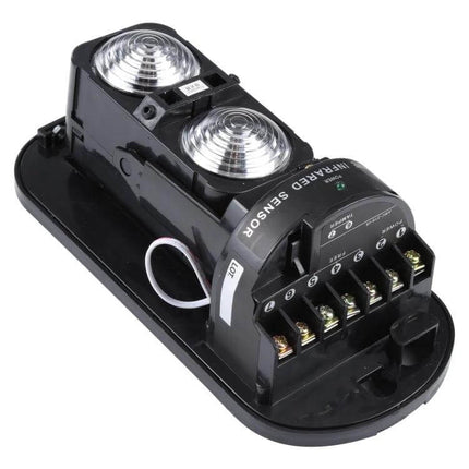 Dual Beam Infrared Detector for Outdoor Security Alarms black dual-lens outdoor infrared beam sensor module