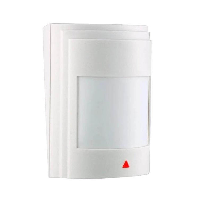 Wired Passive Infrared Motion Sensor for Home Security Detection - white wired PIR sensor with adjustable pulse and red status LED