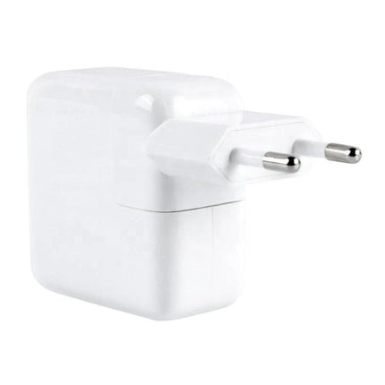 Compact USB charger for everyday device use at home - white compact USB wall adapter for smartphone and tablet charging
