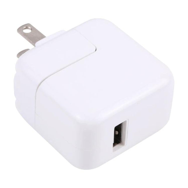 USB Adapter for Everyday Mobile Charging on the Go - compact white USB wall charger for phones and tablets
