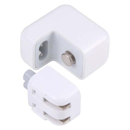 USB Adapter for Everyday Mobile Charging on the Go shown as compact white travel plug adapter with removable prong module