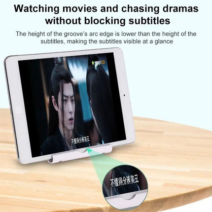 Peacock Foldable Tablet Stand for Home and Travel Use
