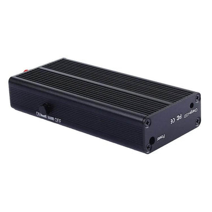 Portable GPS Jammer for Everyday Privacy Protection compact black rectangular device with on/off switch and power port