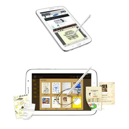 Pressure Sensitive Stylus Pen for Samsung Galaxy Note 8.0 showing stylus drawing on Galaxy Note 8.0 tablet screen