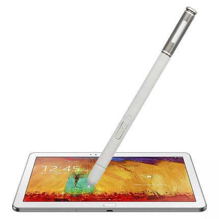 Stylus Pen for Samsung Galaxy Note 10.1 (2014) and Note 12.2 Tablets - ergonomic precision stylus shown on tablet screen