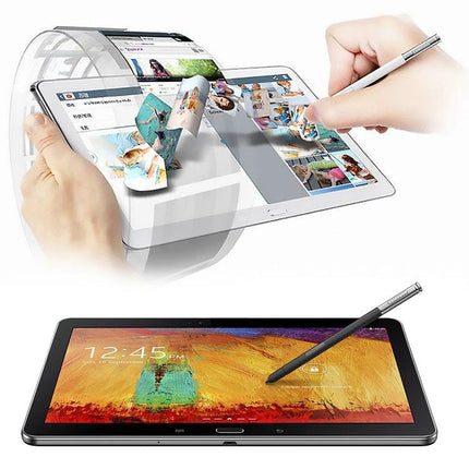 Stylus Pen for Samsung Galaxy Note 10.1 (2014) and Note 12.2 Tablets - compact ergonomic metal stylus for precise note taking, sketching and editing