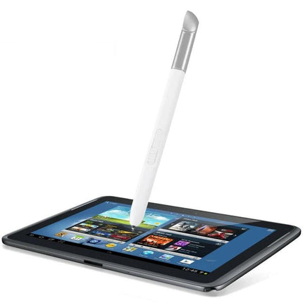 Precision S Pen Stylus for Touch Screen Writing on Tablets hovering above tablet screen for precise note-taking and sketching