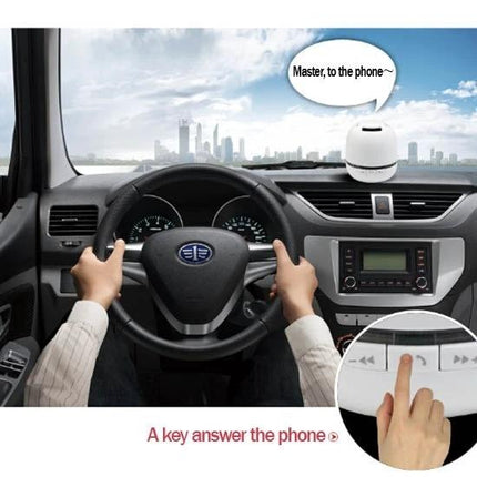 Wireless Bluetooth Headset Comfortable Fit For Commuting compact hands-free car speakerphone for safe driving and calls