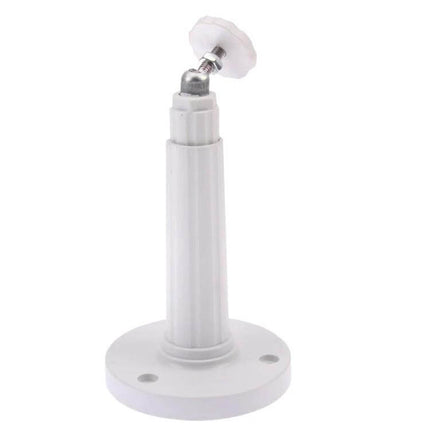 ABS Wall Mount Bracket for Security Cameras, Indoor and Outdoor, 18cm x 9cm white ABS camera wall mount bracket with 90° tilt and 360° rotation
