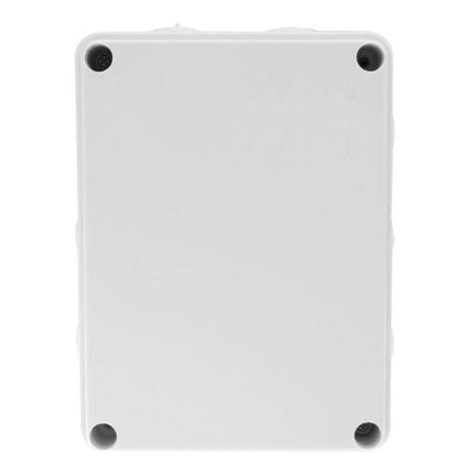 Waterproof Plastic Enclosure for Security Camera Power Supplies, 15cm x 11cm x 7cm white rectangular protective housing for power supplies