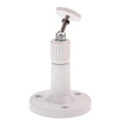 Wall Mount Bracket for Security Cameras, Indoor and Outdoor Use - white adjustable wall/ceiling camera mount with swivel base