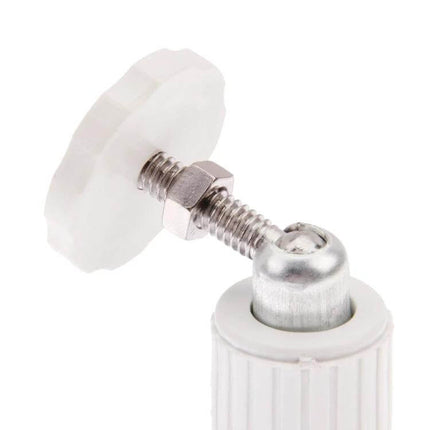 Wall Mount Bracket for Security Cameras, Indoor and Outdoor Use - adjustable white ball joint mount for walls and ceilings