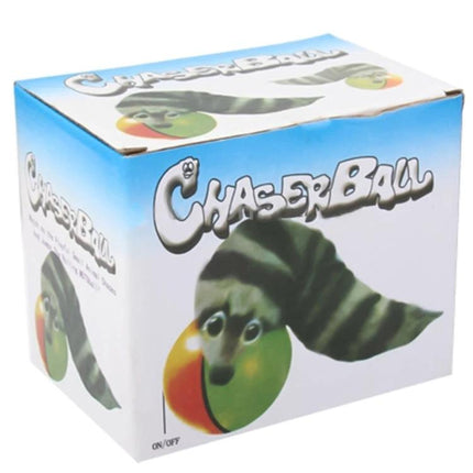 Fun Rolling Ball Toy for Home Play with Pets and Kids - motorized chase ball with plush weasel for cats and dogs