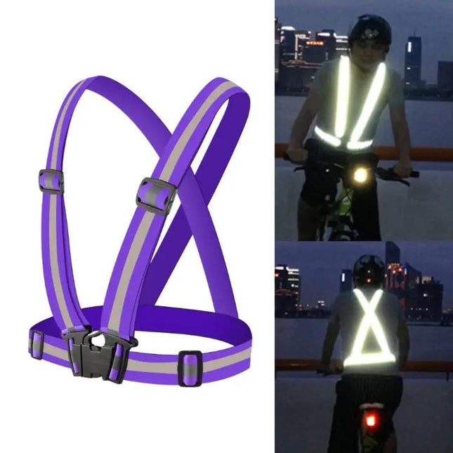 Reflective Vest for Safe Night Running and Riding | Syndmart