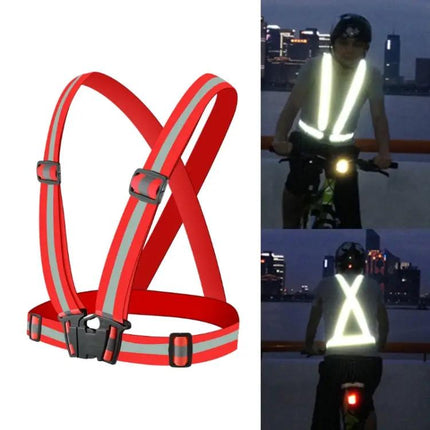Reflective Vest for Safe Night Running and Riding
