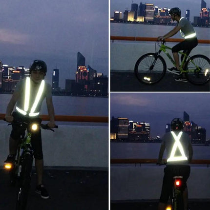 Reflective Vest for Safe Night Running and Riding