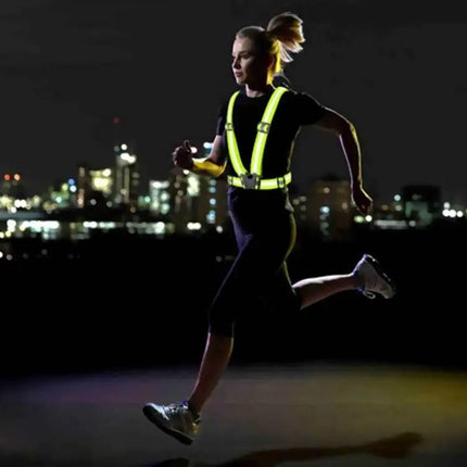 Reflective Vest for Safe Night Running and Riding