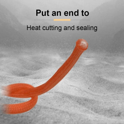 Paratrooper Rope 100m Outdoor Rescue And Survival Gear bright orange 100m paratrooper rope end heat sealed for shelter rigging and rescue