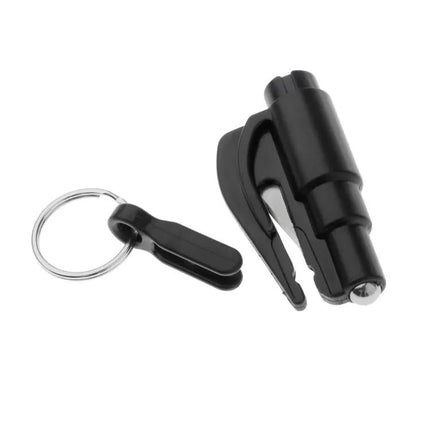 Compact Car Emergency Escape Tool with Hammer and Cutter