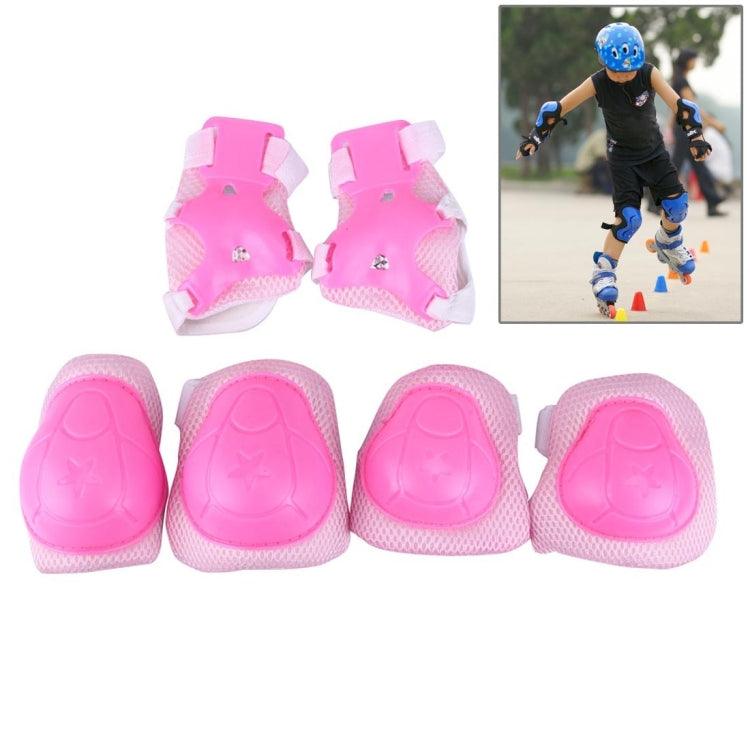 Protective Gear Set: 6-in-1 Knee, Elbow, and Wrist Pads for Skateboarding, Scootering, and Biking