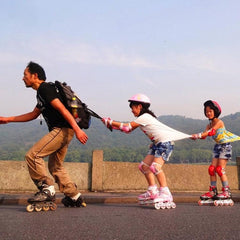 Protective Gear Set: 6-in-1 Knee, Elbow, and Wrist Pads for Skateboarding, Scootering, and Biking