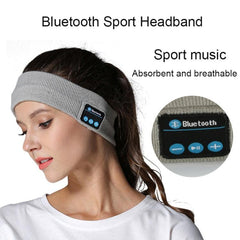 Wireless Music Headband with Bluetooth V5.0 and Hands-Free Mic for Active Lifestyles