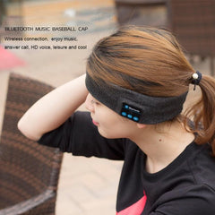 Wireless Music Headband with Bluetooth V5.0 and Hands-Free Mic for Active Lifestyles