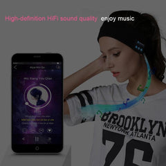 Wireless Music Headband with Bluetooth V5.0 and Hands-Free Mic for Active Lifestyles