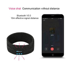 Wireless Music Headband with Bluetooth V5.0 and Hands-Free Mic for Active Lifestyles