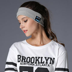 Wireless Music Headband with Bluetooth V5.0 and Hands-Free Mic for Active Lifestyles