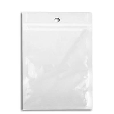Clear Re-Sealable Poly Bags for Crafts, 100 Pack, 10.5 Inch - clear resealable poly bag with hang hole ideal for organizing beads, jewelry components