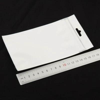Anti-Static Zip Lock Bags for Electronics Protection, 18x10cm, 100 Pack - clear anti-static zip bag displayed with ruler for size