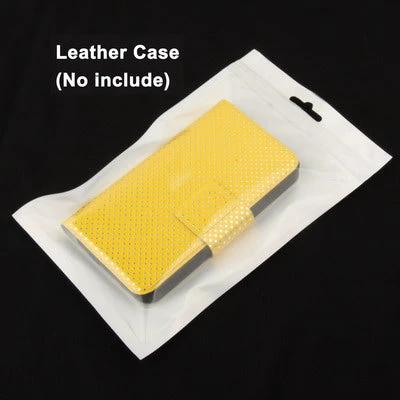 Anti-Static Zip Lock Bag for Electronics Protection, 18 x 11cm - clear anti-static pouch holding a yellow phone leather case (case not included)