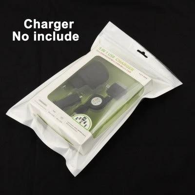 Anti-Static Zip Lock Bag for Electronic Protection, 27 x 18 cm - clear anti-static packaging with window holding electronic charger (charger not included)