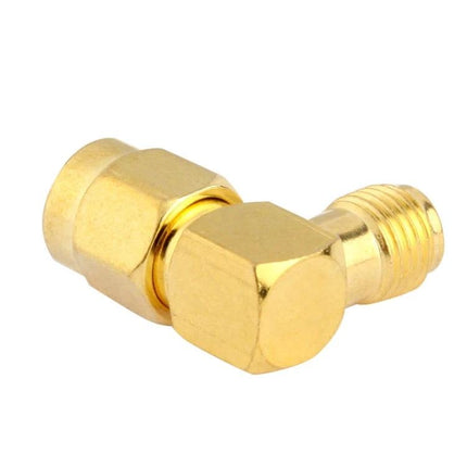 Gold Plated Adapter for Wireless Antenna Connections RP-SMA male to female gold-plated connector for routers and external antennas