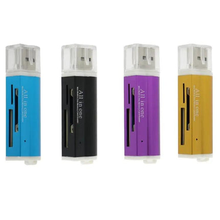 Multi-Format USB Memory Card Reader for Portable File Access