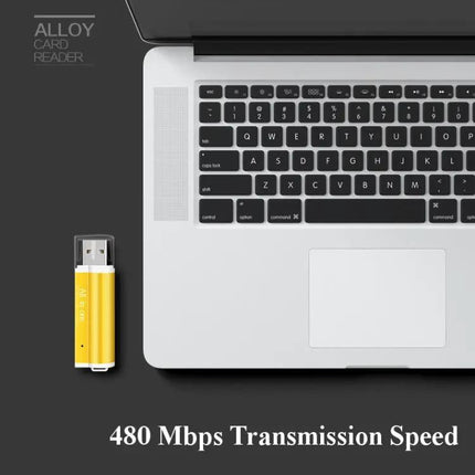 Multi-Format USB Memory Card Reader for Portable File Access