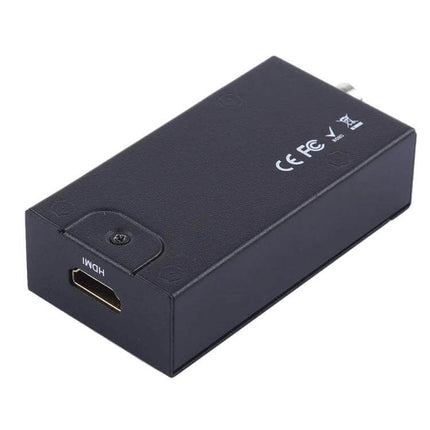Mini HDMI to SDI Video Signal Converter for Professional Displays compact black converter box with HDMI input and SDI output