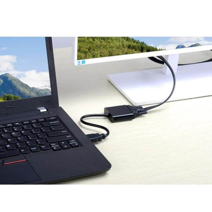 HDMI to VGA Video Conversion Cable with Audio Output, 26cm connecting laptop HDMI to VGA monitor with audio output adapter