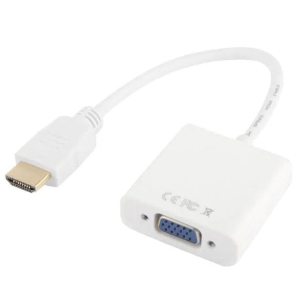 24cm HDMI to VGA Cable with Audio Output for Devices and Monitors | Syndmart