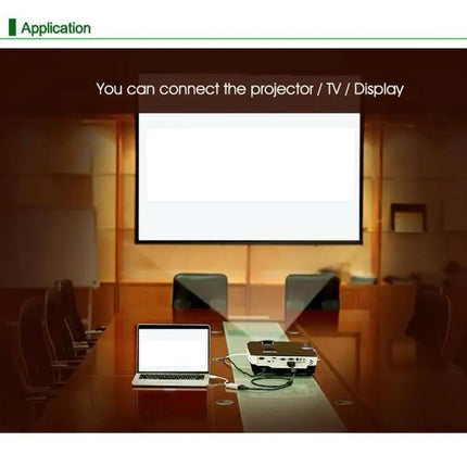 24cm HDMI to VGA Cable with Audio Output for Devices and Monitors | Syndmart