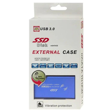 mSATA SSD Enclosure with USB 3.0 for Portable Data Storage