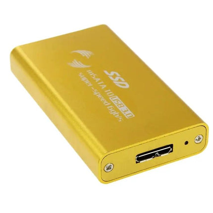 mSATA SSD Enclosure with USB 3.0 for Portable Data Storage