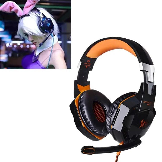 EACH Over Ear Gaming Headset With Comfort Cushions
