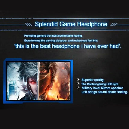 EACH Over Ear Gaming Headset With Comfort Cushions