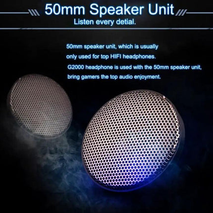 EACH Over Ear Gaming Headset With Comfort Cushions